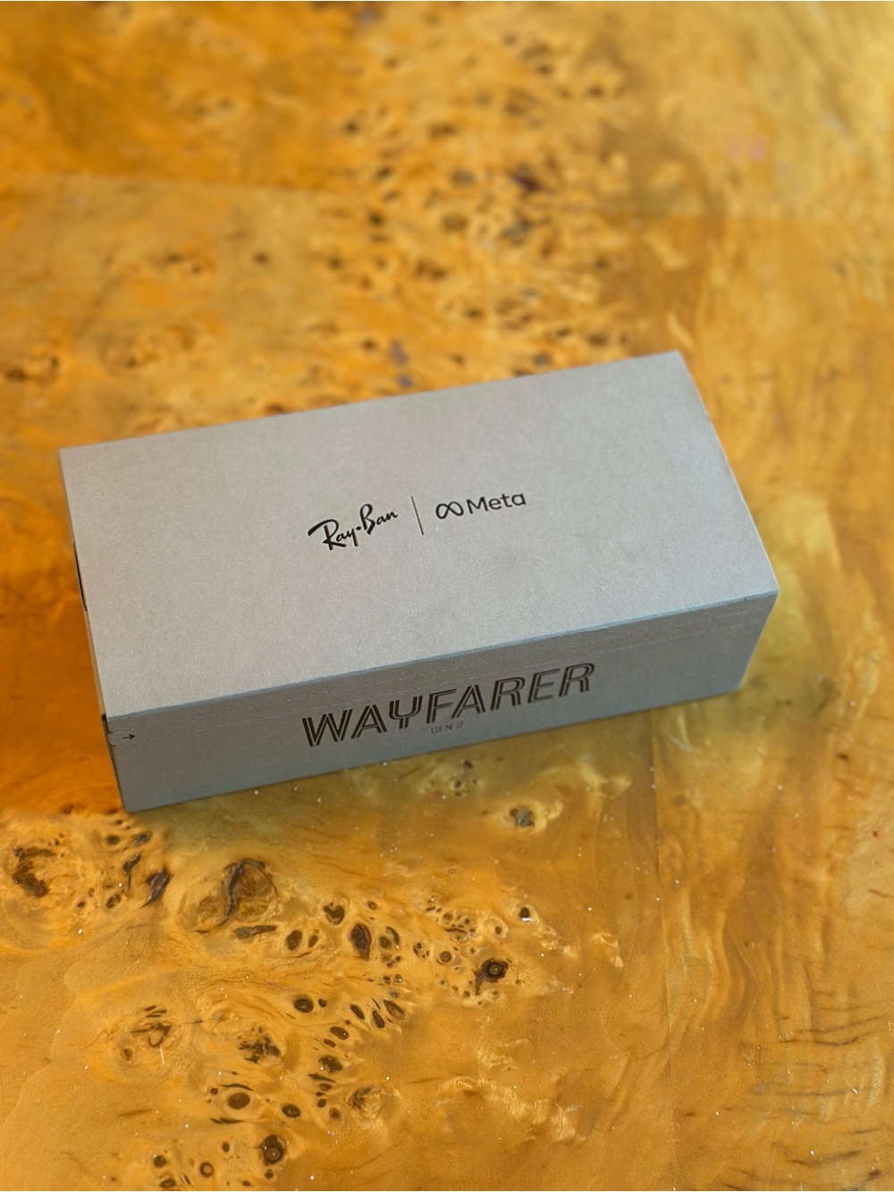 NIB Ray-Ban Meta Wayfarer Glasses Matte Black / Grey Transitions